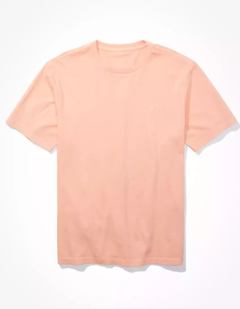 T Shirts American Eagle AE Super Soft Legend Orange Homme | LWR-08372007